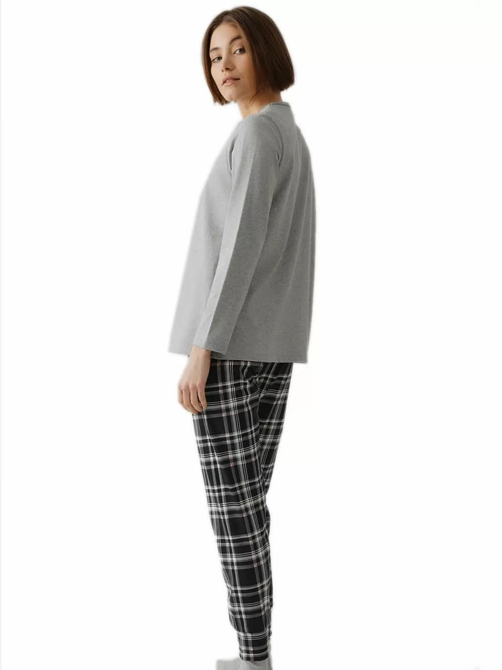 Γυναικεία Πυτζάμα MINERVA Cosy Club - 100% Βαμβάκι Interlock