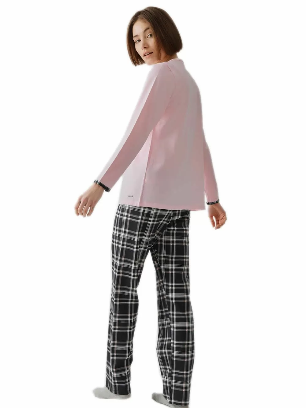 Γυναικεία Πυτζάμα MINERVA Cosy Club - Νέα Μαμά - 100% Βαμβάκι Interlock