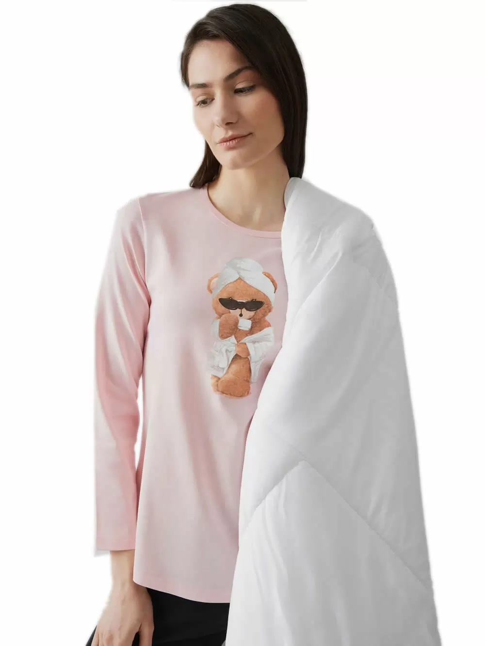 Γυναικεία Πυτζάμα MINERVA Relax - 100% Βαμβάκι Interlock