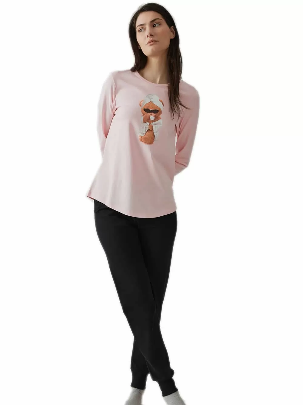 Γυναικεία Πυτζάμα MINERVA Relax - 100% Βαμβάκι Interlock