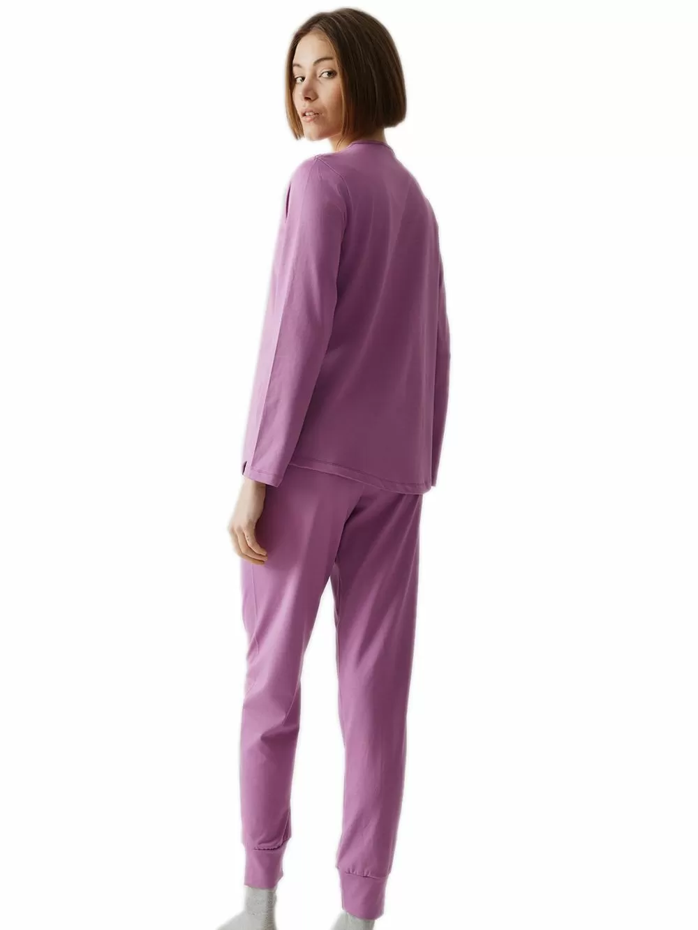 Γυναικεία Πυτζάμα MINERVA Enjoy Life - 100% Βαμβάκι Interlock