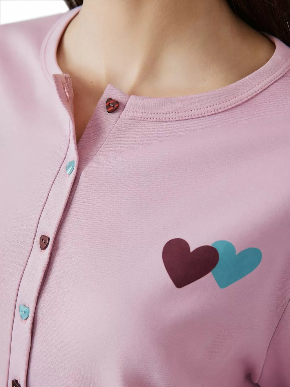 Γυναικείο Νυχτικό MINERVA Maternity - Νέα Μαμά - 100% Βαμβάκι Interlock