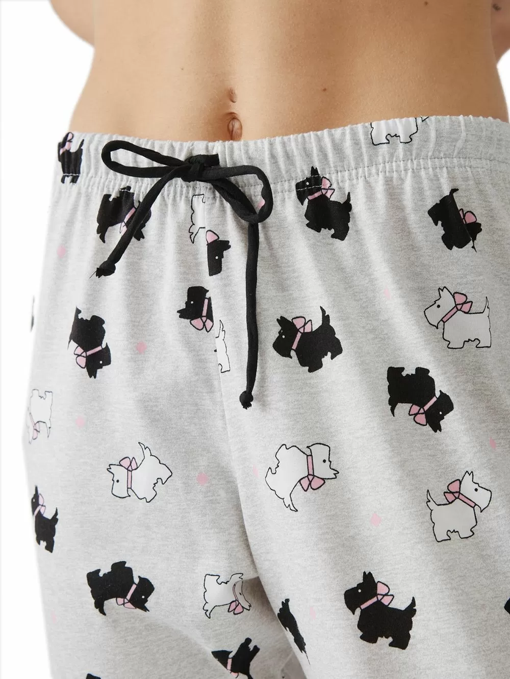 Γυναικείο Παντελόνι MINERVA Print - 100% Βαμβάκι Interlock