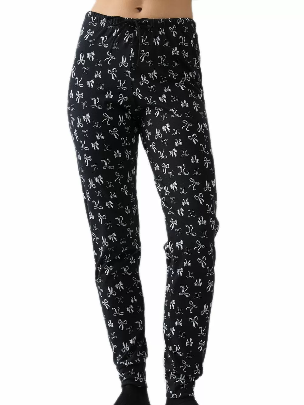 Γυναικείο Παντελόνι MINERVA Print - 100% Βαμβάκι Interlock