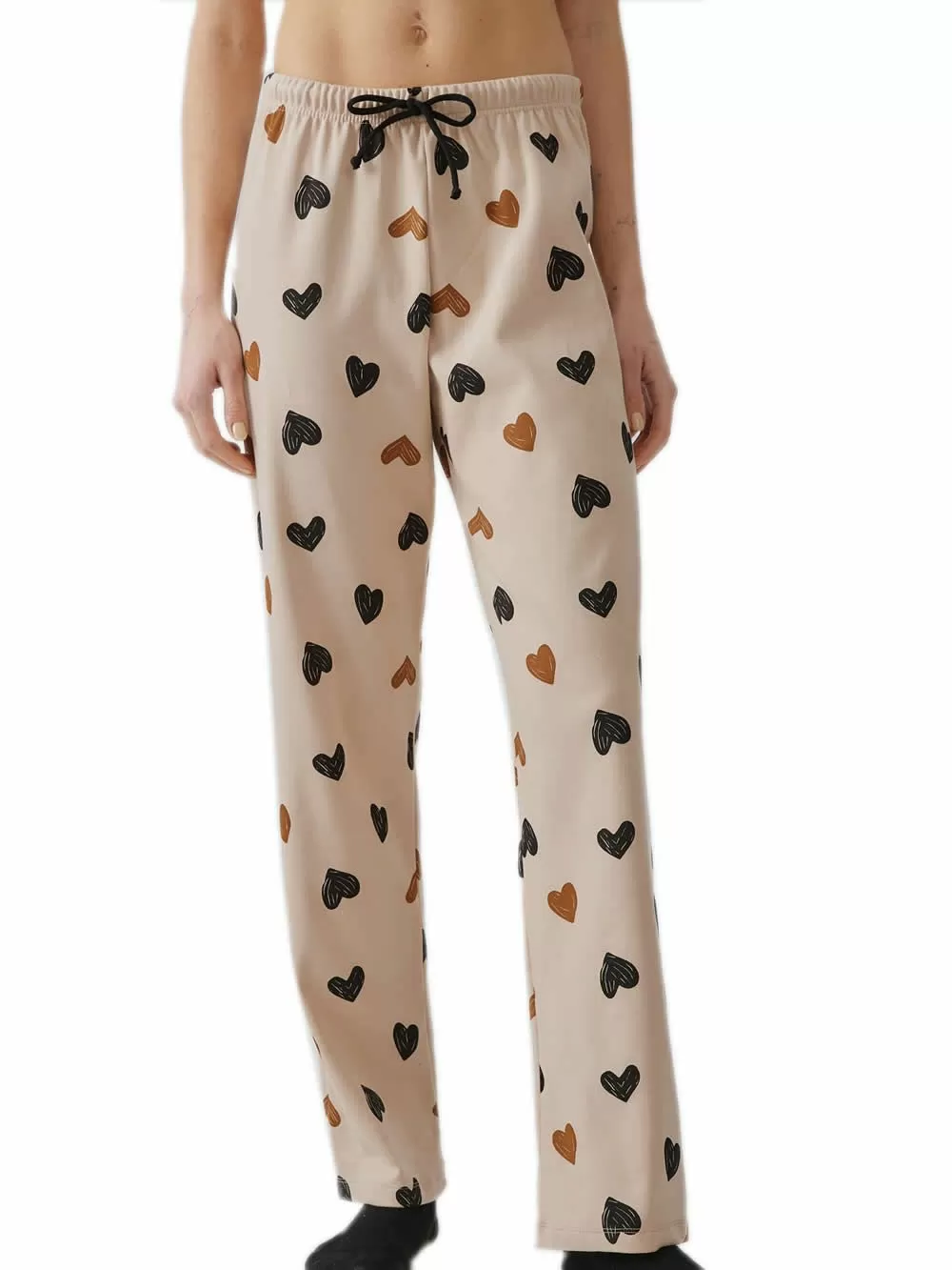 Γυναικείο Παντελόνι MINERVA Print - 100% Βαμβάκι Interlock