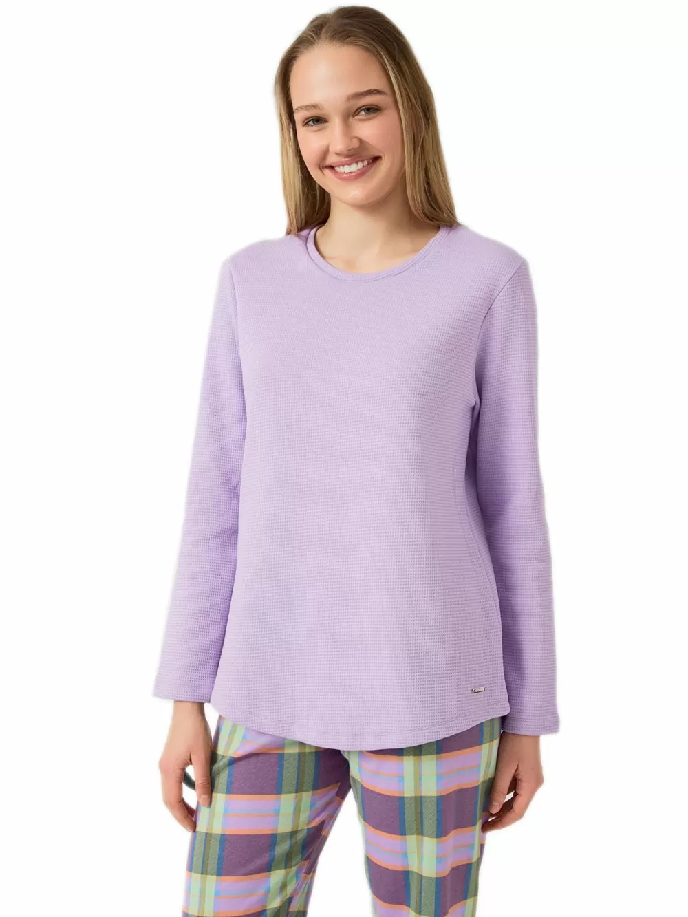 Γυναικεία Πυτζάμα MINERVA Waffle - 100% Ποιοτικό Βαμβάκι