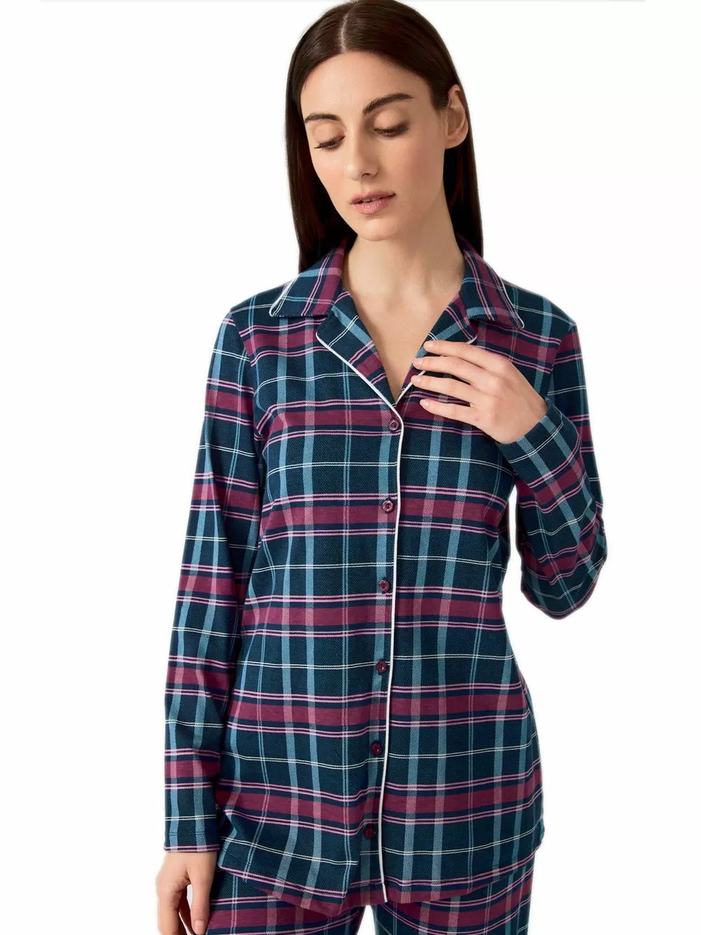 Γυναικεία Πυτζάμα MINERVA Twilight - Νέα Μαμά - 100% Βαμβάκι Interlock