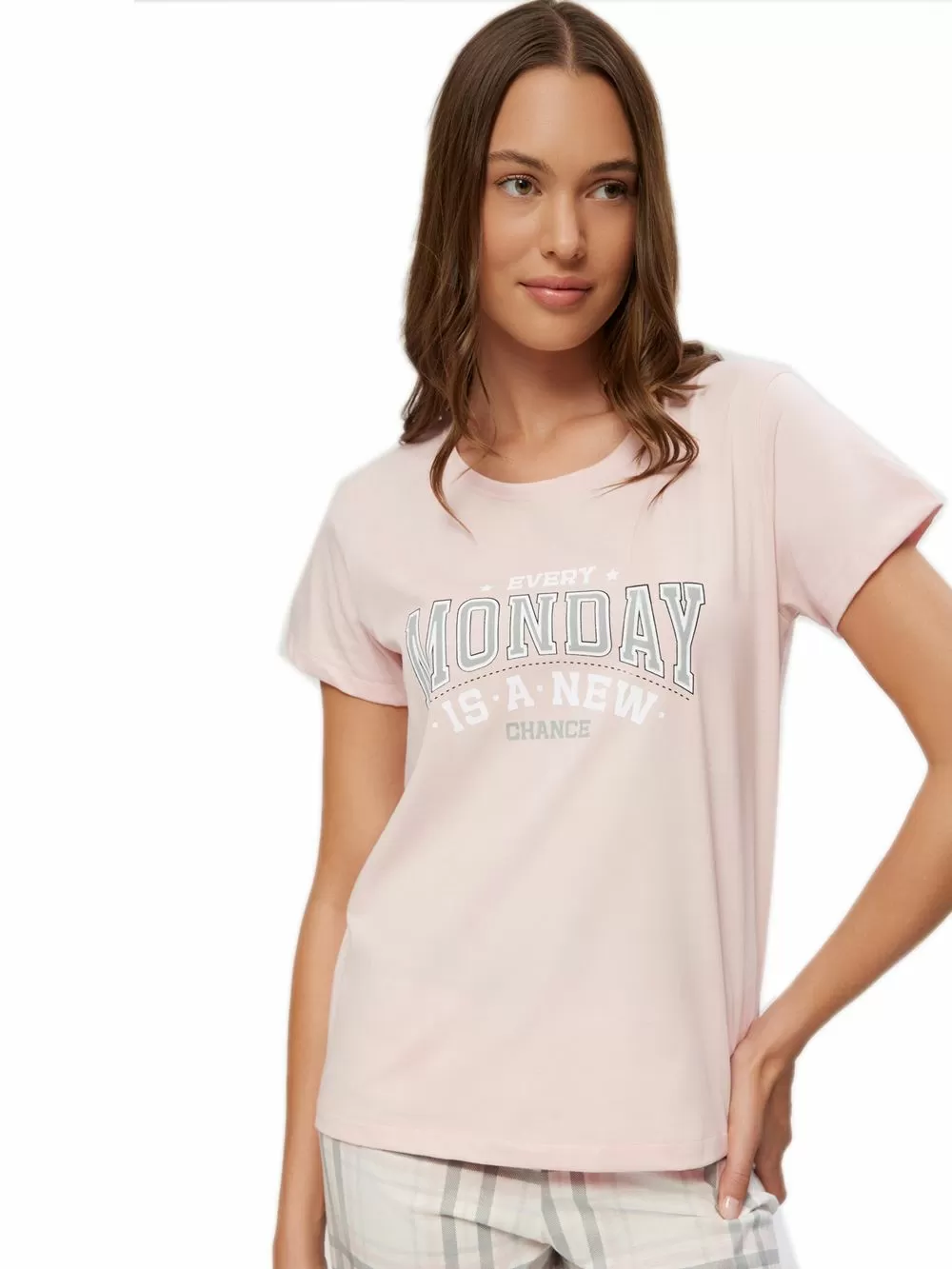 Γυναικεία Πυτζάμα MINERVA Capri Monday - 100% Βαμβακερή