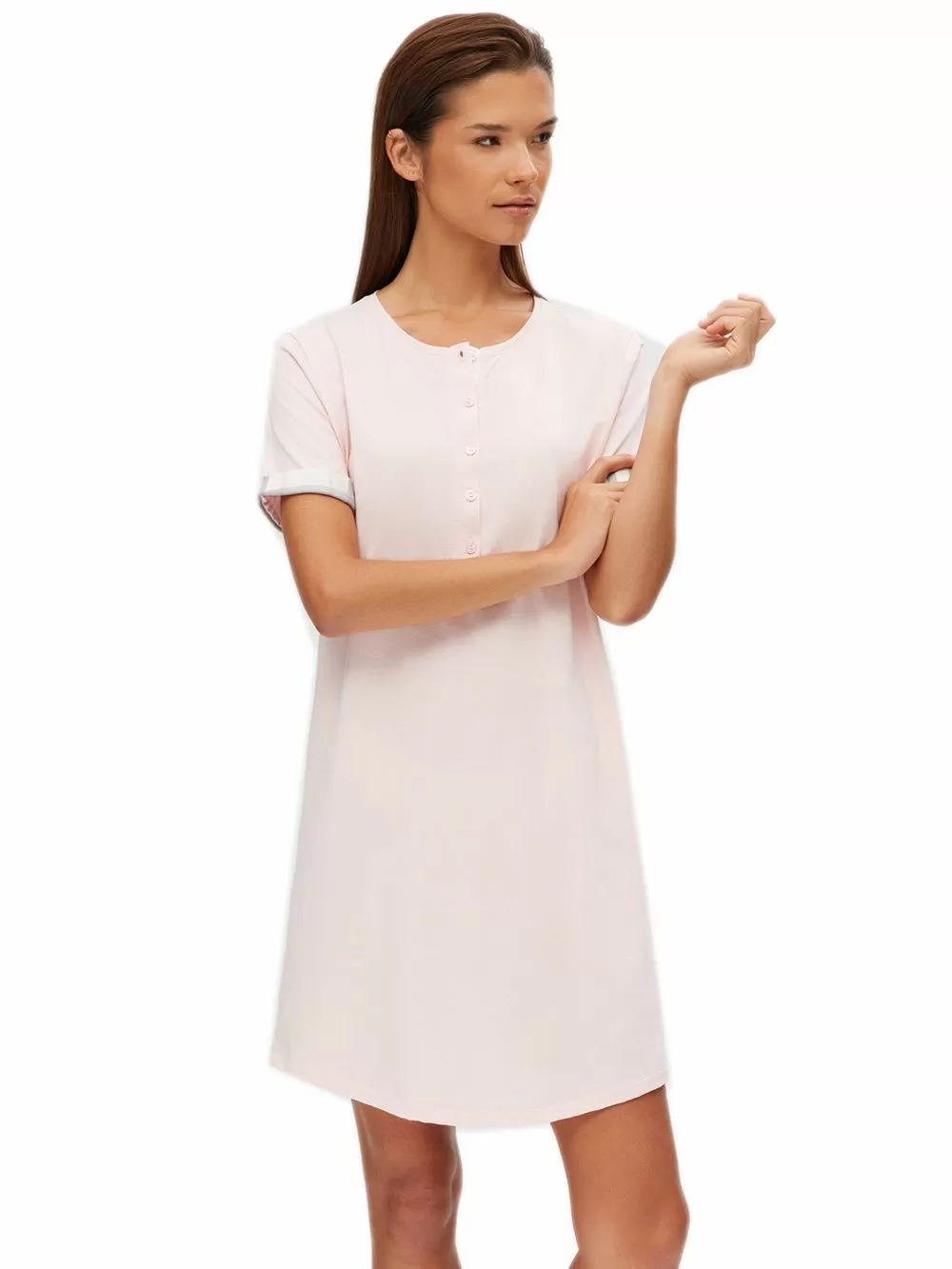 Γυναικείο Νυχτικό MINERVA Maternity - 100% Βαμβακερό