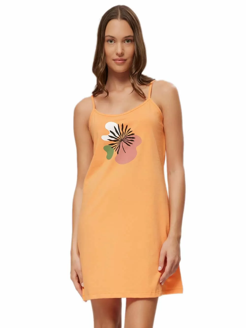 Γυναικείο Νυχτικό MINERVA Safari - 100% Βαμβακερό