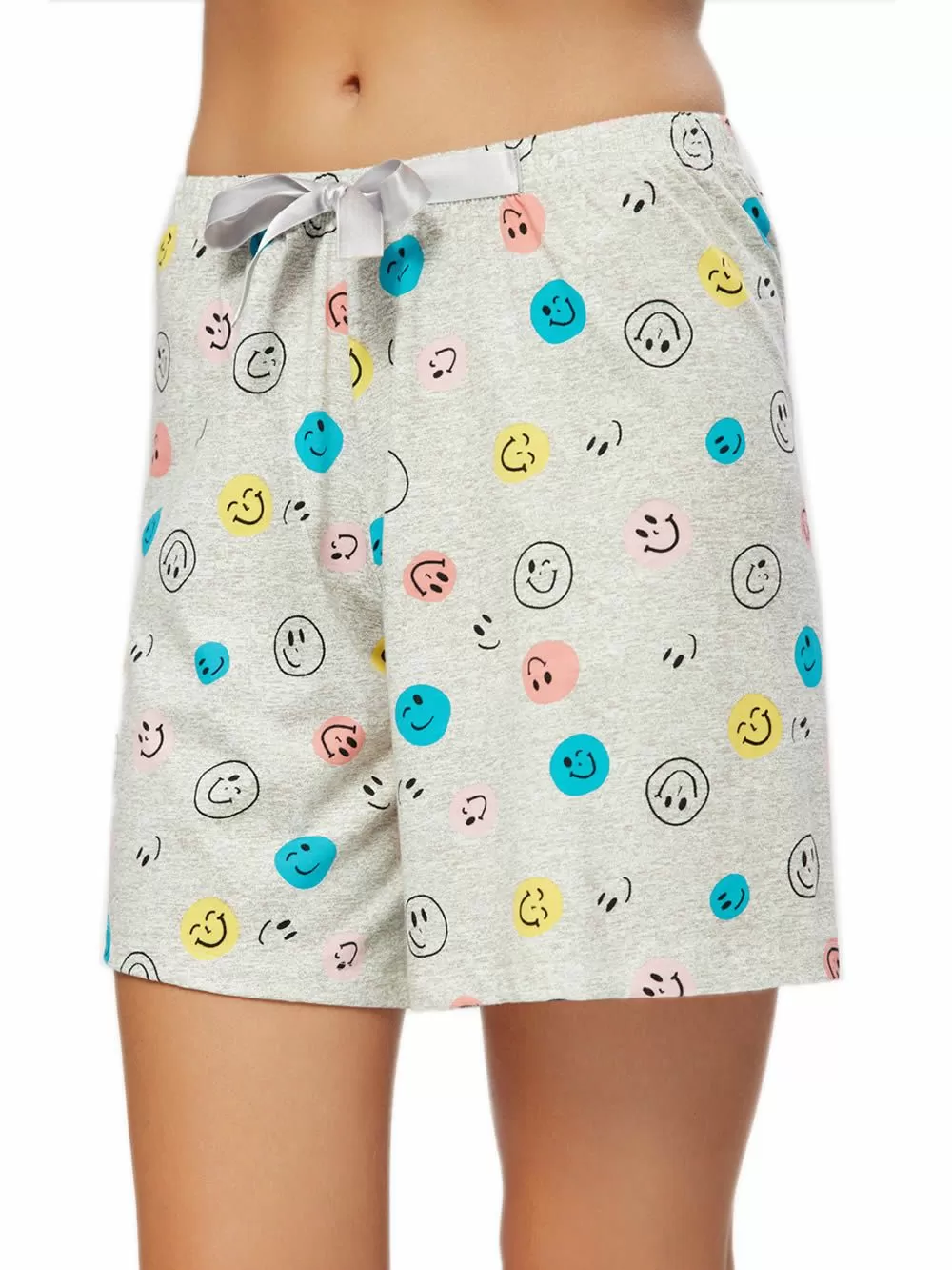 MINERVA Γυναικείο Μακρύ Σορτς Smile - 100% Βαμβακερό 
