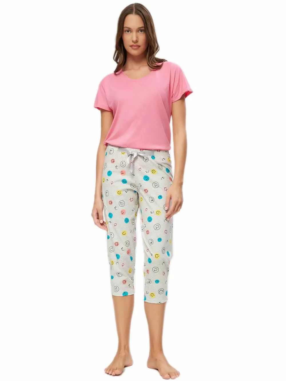 Γυναικείο Παντελόνι MINERVA Smile - 100% Βαμβάκι Interlock