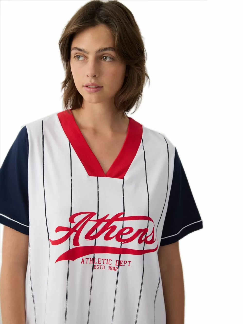 Γυναικείο Φόρεμα MINERVA Boyfriend Athens - 100% Βαμβακερό 