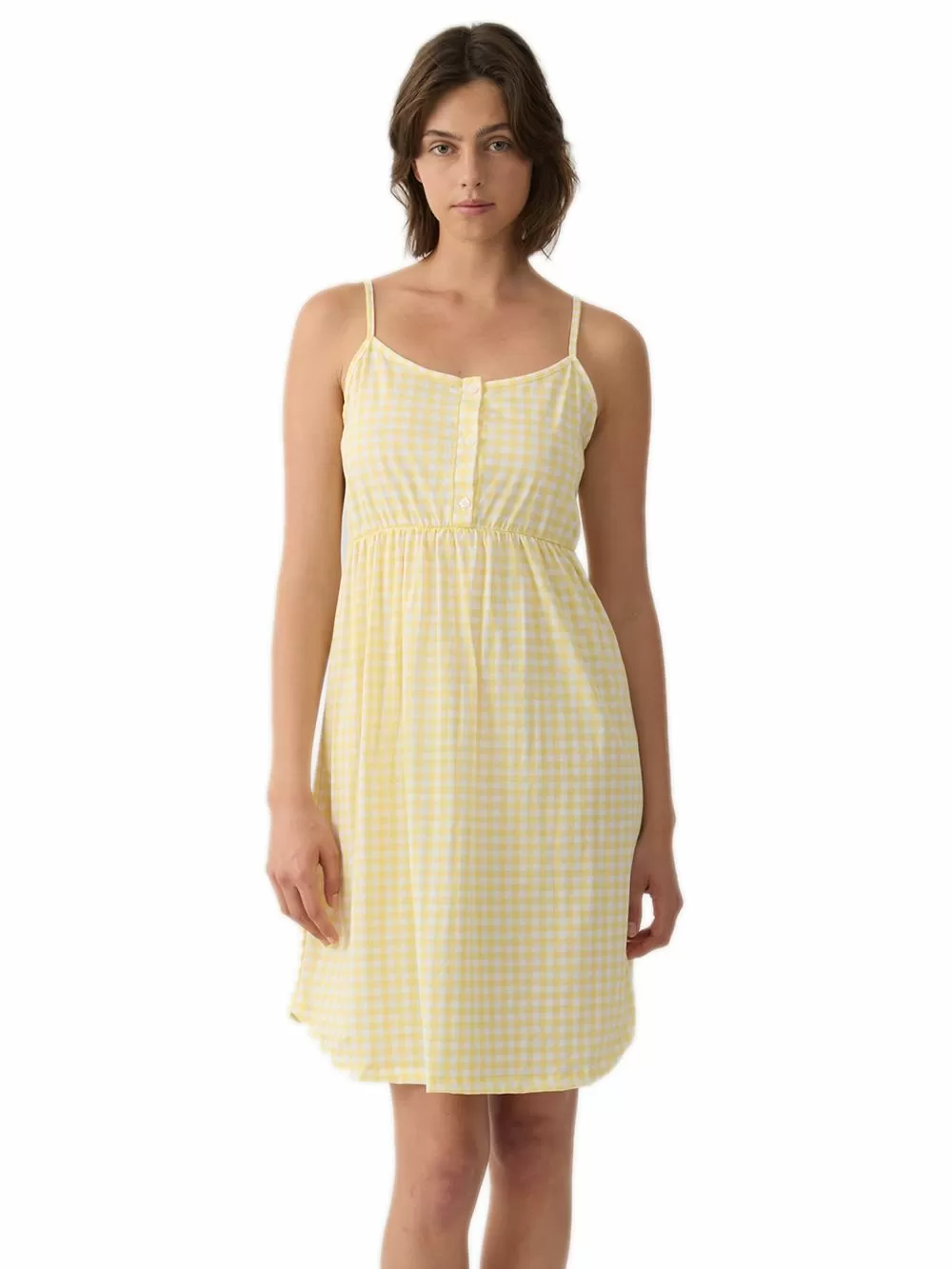 Γυναικείο Νυχτικό MINERVA Maternity Plaid - 100% Βαμβακερό