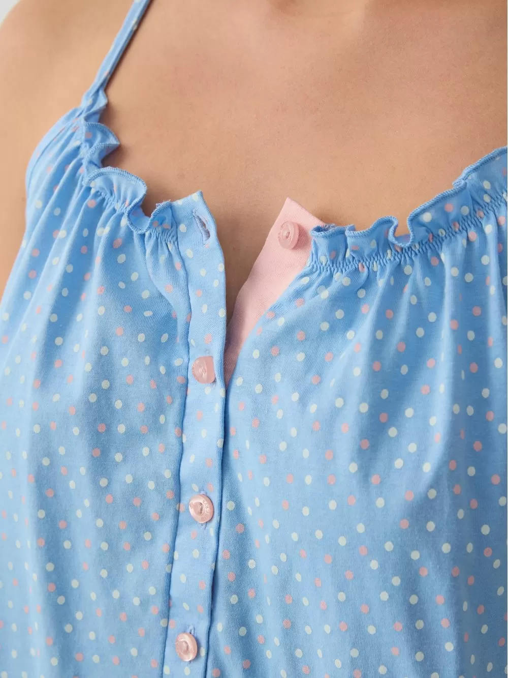 Γυναικείο Νυχτικό MINERVA Maternity - 100% Βαμβακερό