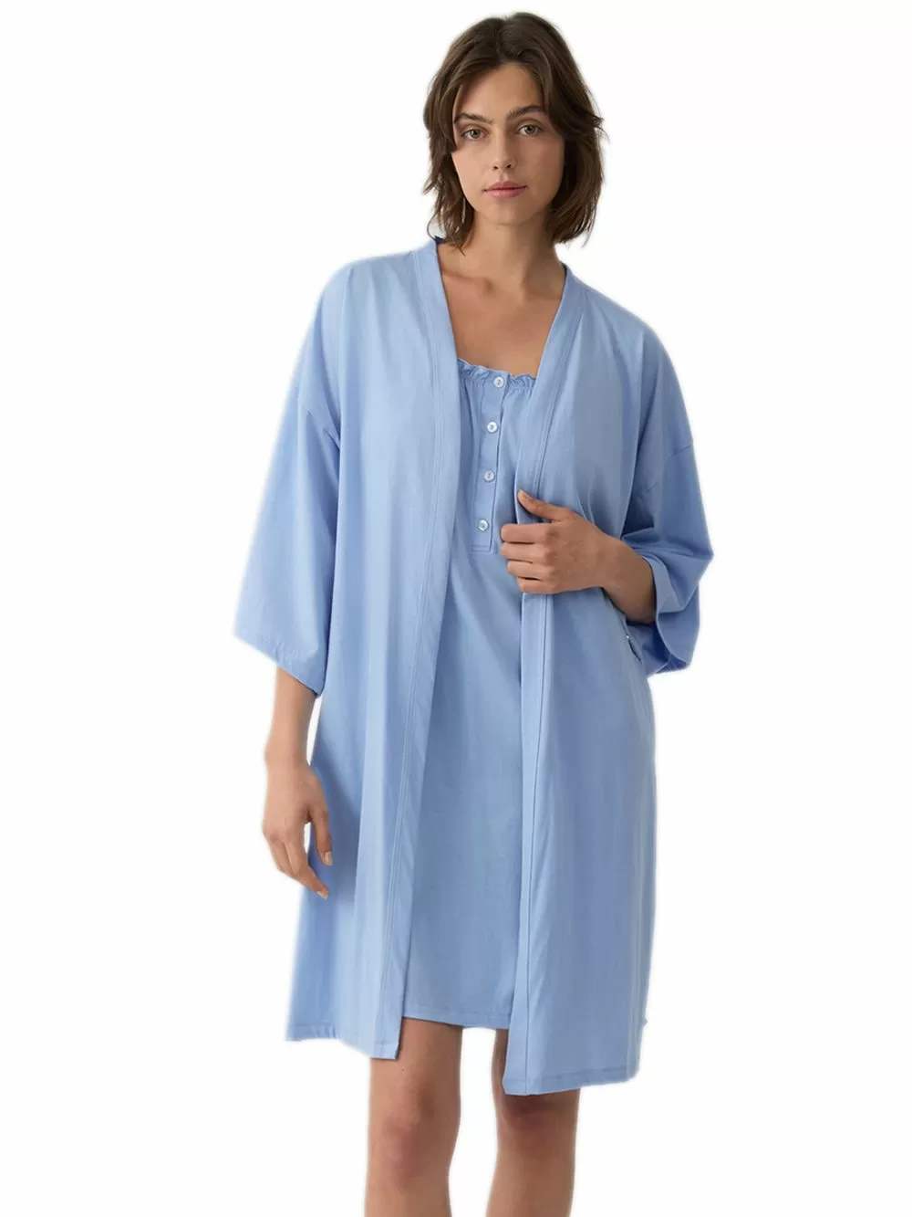 Γυναικεία Ρόμπα MINERVA Uni - 100% Βαμβακερή