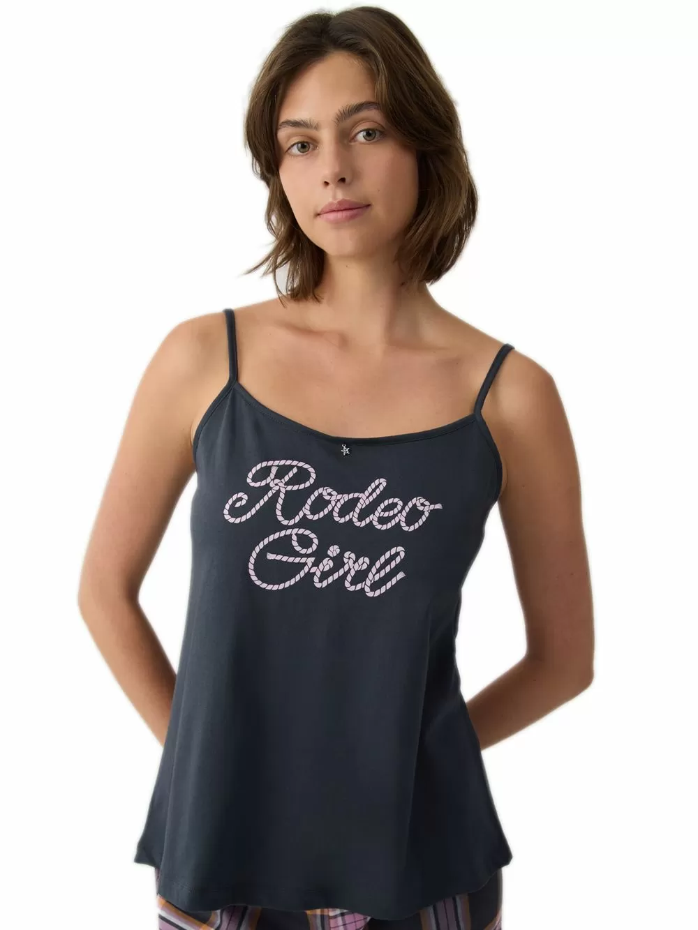 Γυναικεία Πυτζάμα MINERVA Cowgirl - 100% Βαμβακερή 