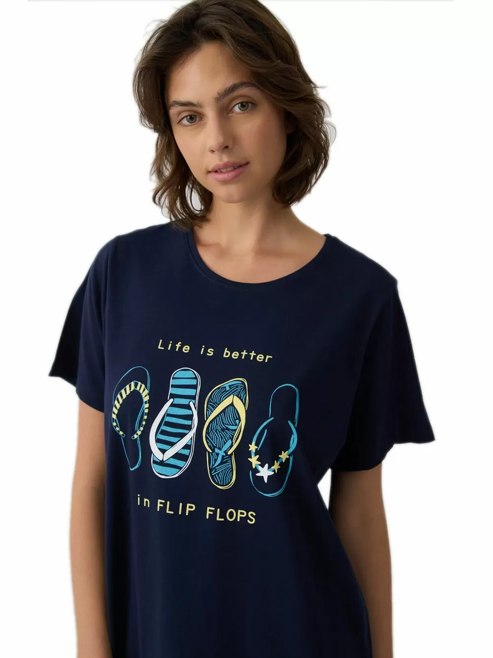 T-Shirt Dress MINERVA Life - 100% Βαμβακερό - Άνετο & Δροσερό