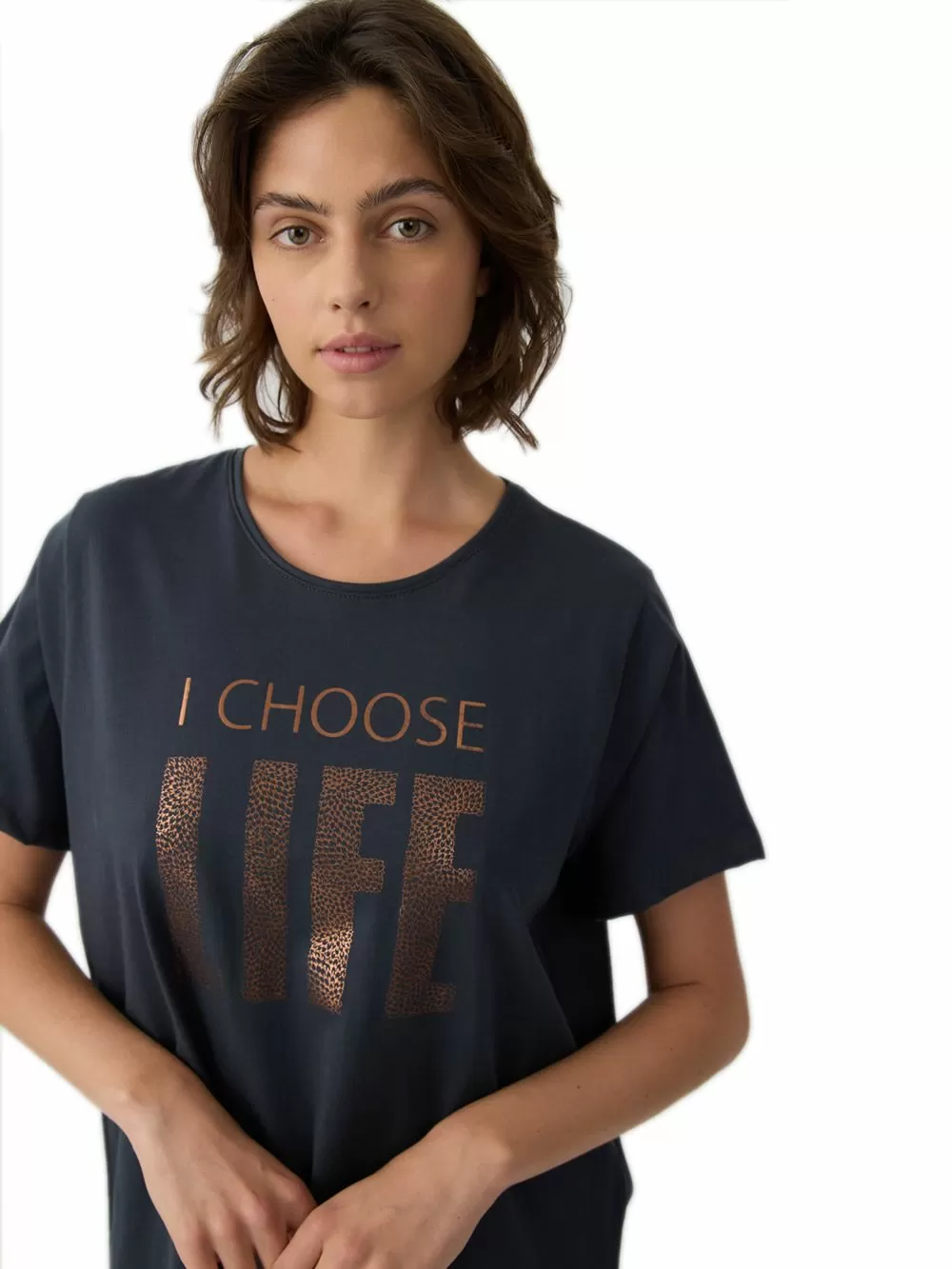 T-Shirt Dress MINERVA Life - 100% Βαμβακερό - Άνετο & Δροσερό