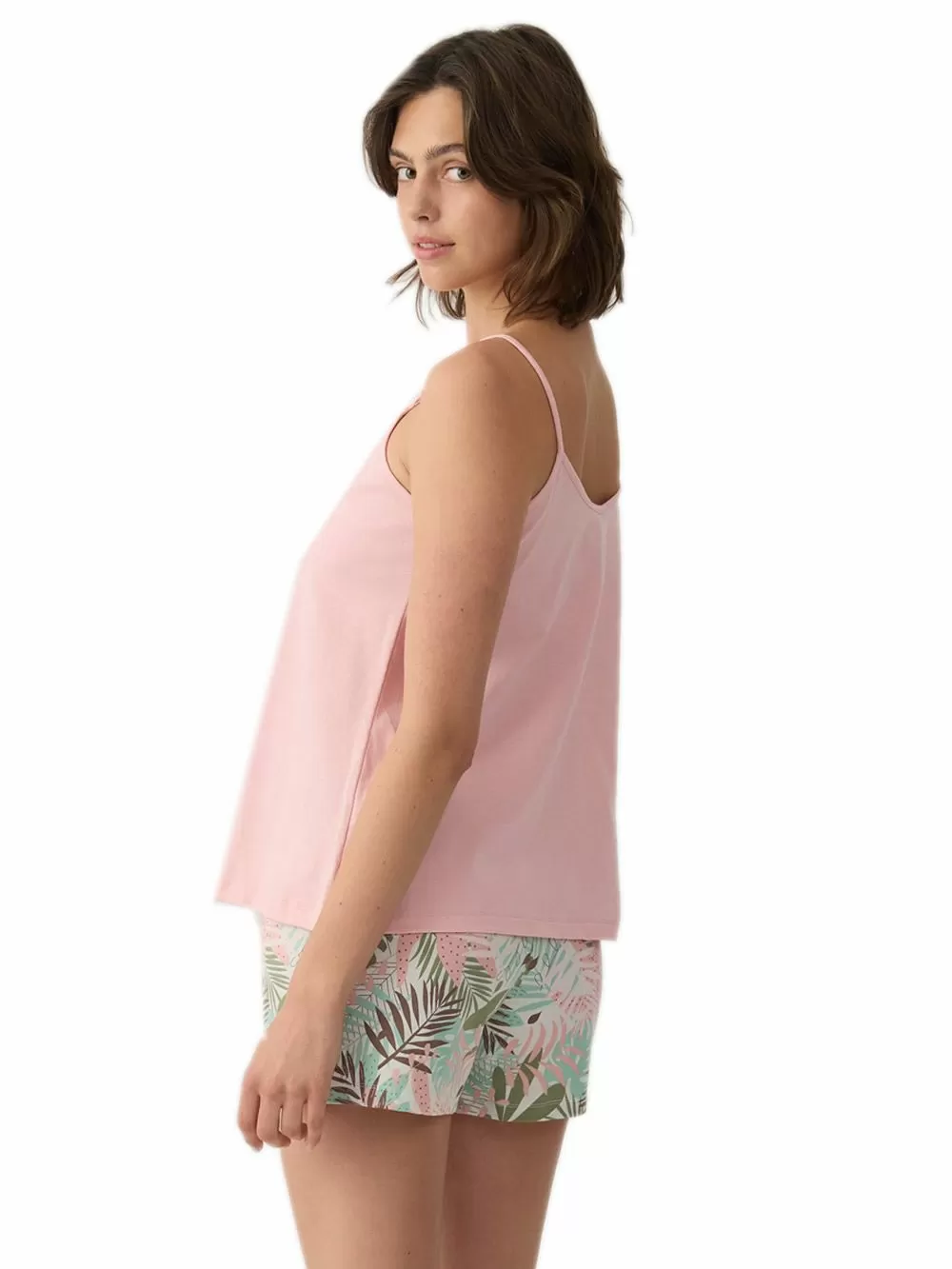 Γυναικεία Πυτζάμα MINERVA Tropical - 100% Βαμβακερή 