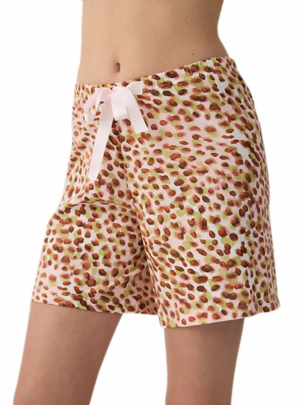 MINERVA Γυναικείο Μακρύ Σορτς Prints - 100% Βαμβακερό 