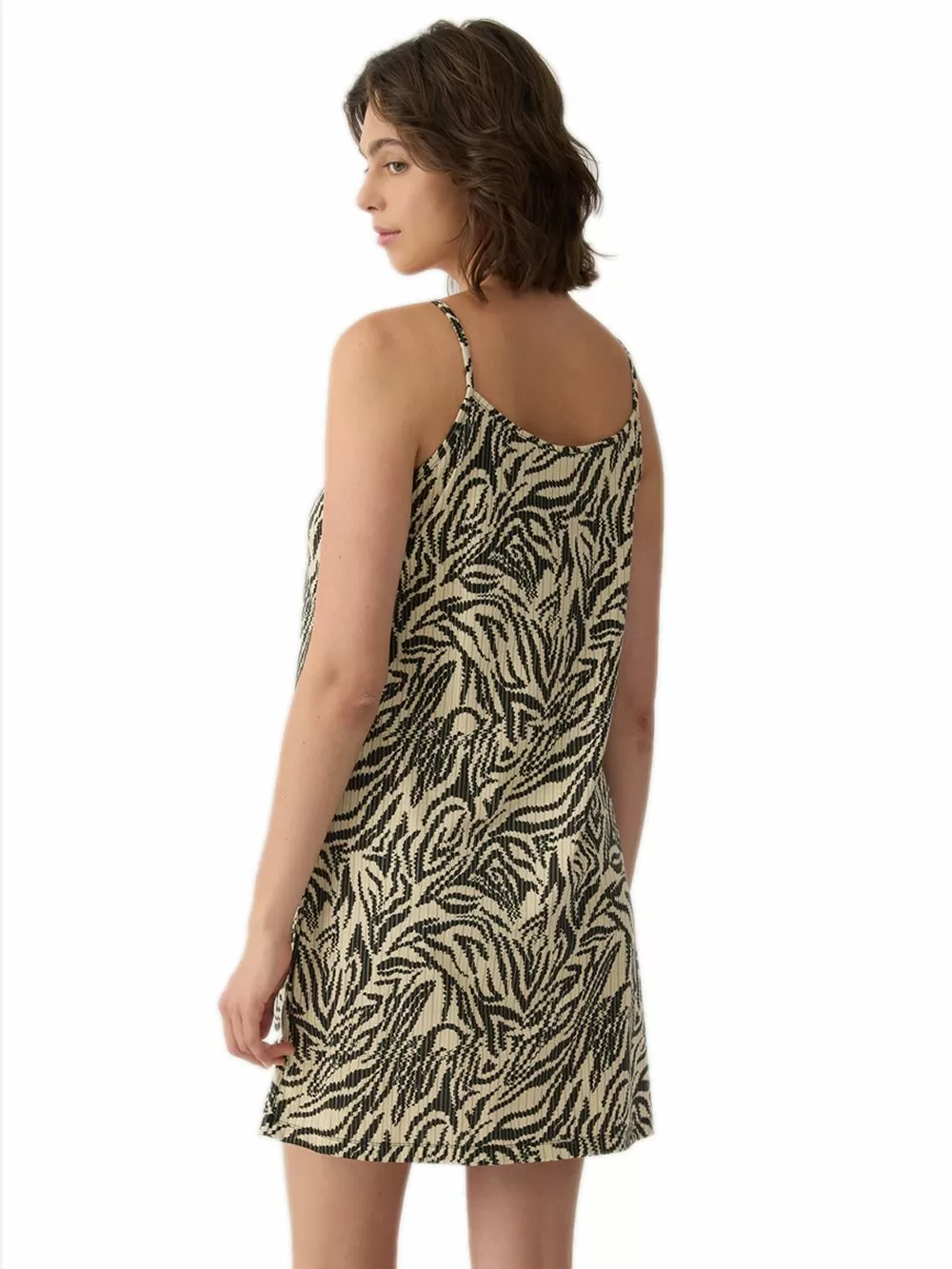 Γυναικείο Νυχτικό MINERVA Animal Δαντέλα - Απαλό Modal Βαμβάκι