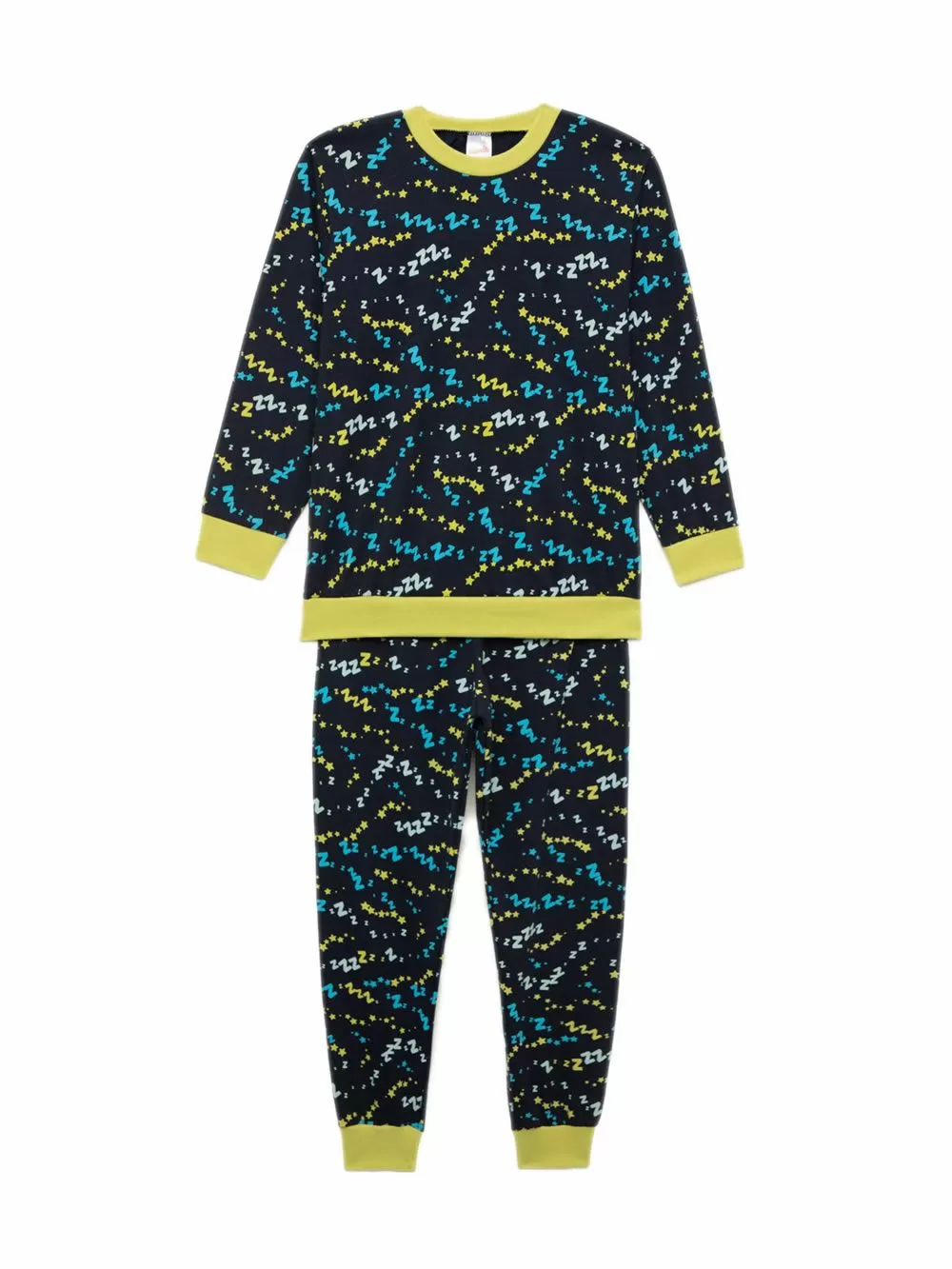 Παιδική Πυτζάμα MINERVA Zzzz για Αγόρι - 100% Αγνό Βαμβάκι 