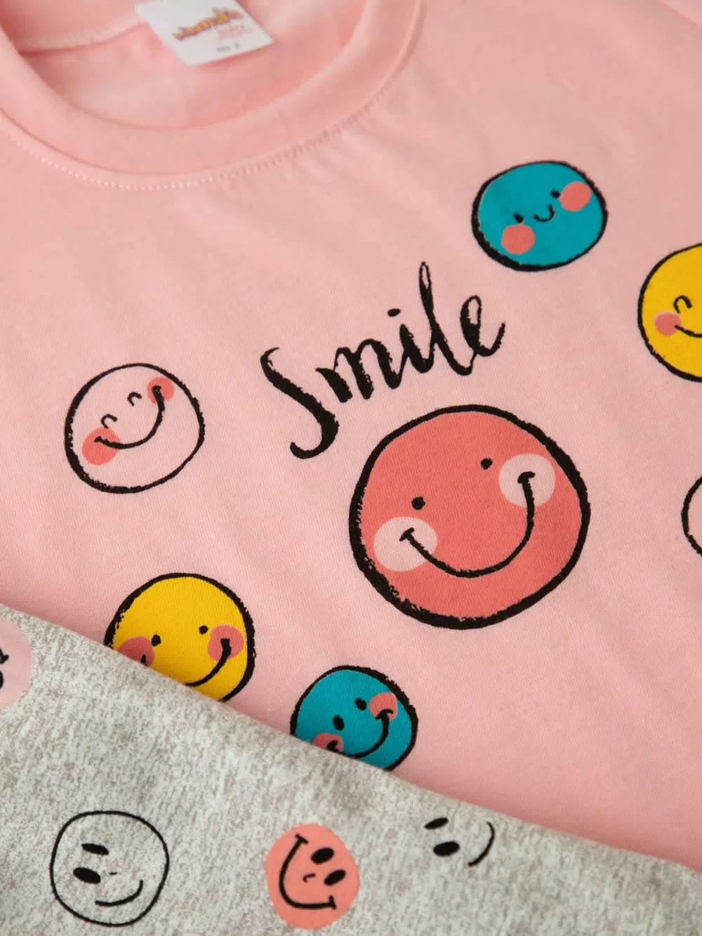 Βρεφική Πυτζάμα MINERVA για Κορίτσι Happy Smile - 100% Αγνό Βαμβάκι