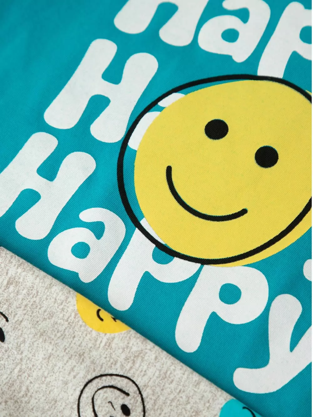 Βρεφική Πυτζάμα MINERVA για Αγόρι Happy Smiles - 100% Αγνό Βαμβάκι