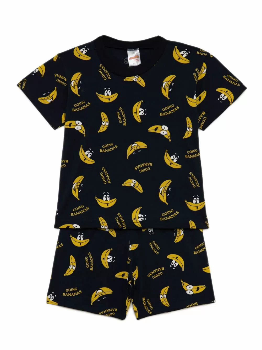 Βρεφική Πυτζάμα MINERVA για Αγόρι Bananas - 100% Αγνό Βαμβάκι