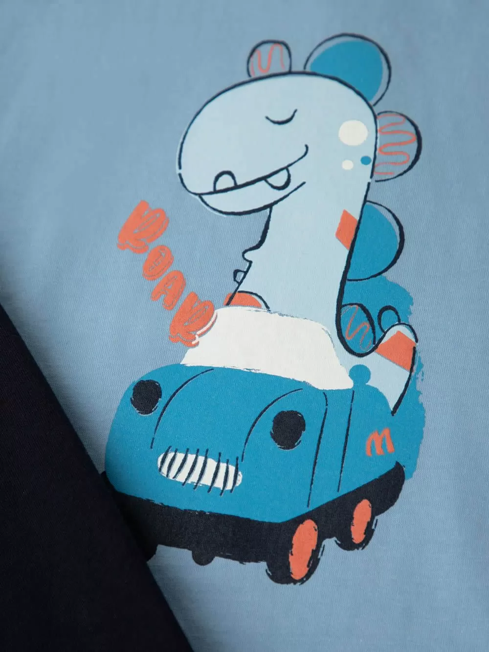 Βρεφική Πυτζάμα MINERVA για Αγόρι Baby Dino - 100% Αγνό Βαμβάκι