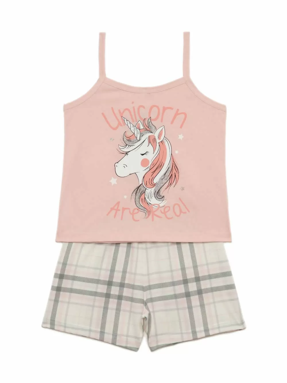 Παιδική Πυτζάμα MINERVA για Κορίτσι Unicorn - 100% Aγνό Βαμβάκι