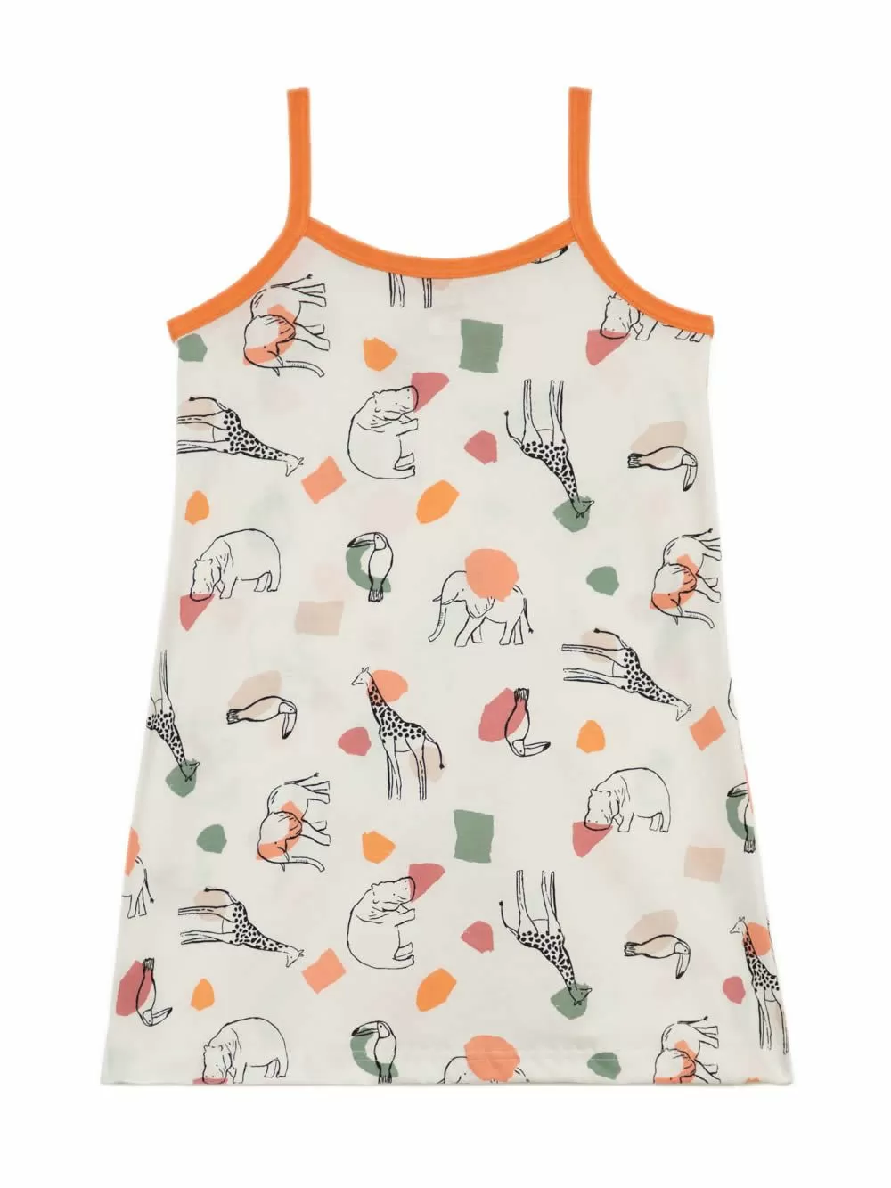 Εφηβικό Νυχτικό MINERVA Prints για Κορίτσι - 100% Αγνό Βαμβάκι 