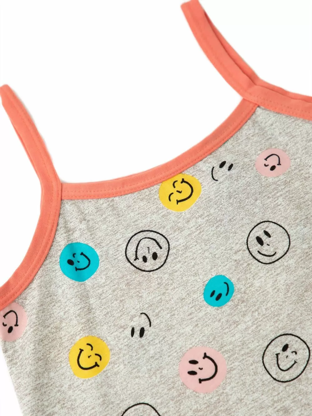 Εφηβικό Νυχτικό MINERVA Smiles για Κορίτσι - 100% Αγνό Βαμβάκι 