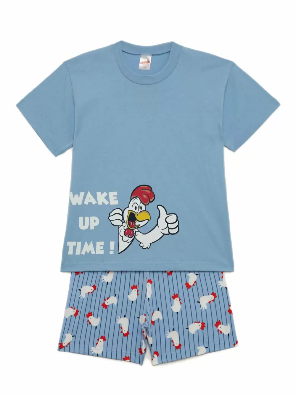 Παιδική Πυτζάμα MINERVA για Αγόρι Roosters - 100% Aγνό Βαμβάκι
