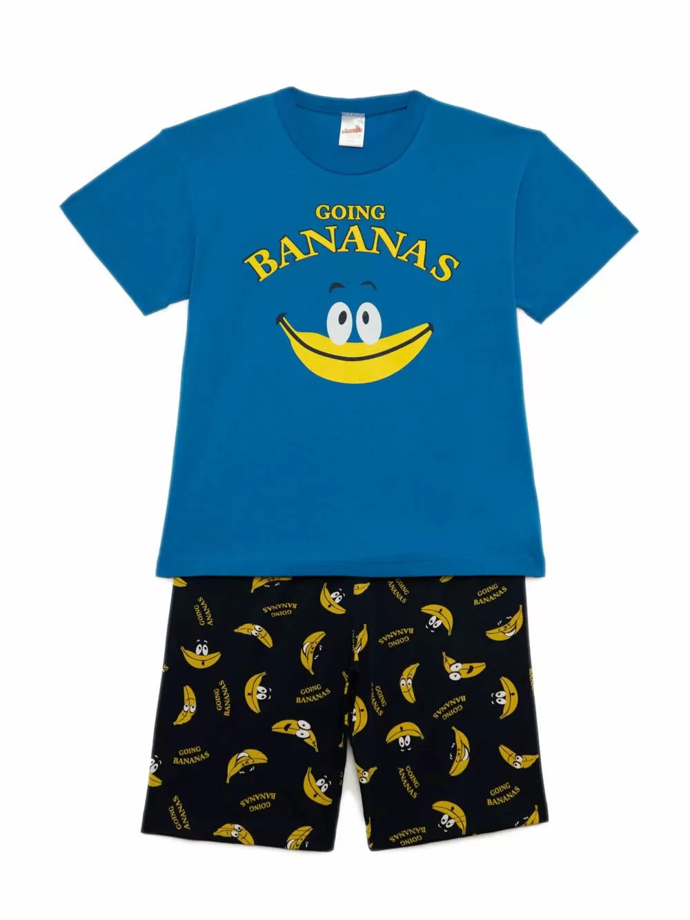 Παιδική Πυτζάμα MINERVA για Αγόρι Bananas - 100% Aγνό Βαμβάκι