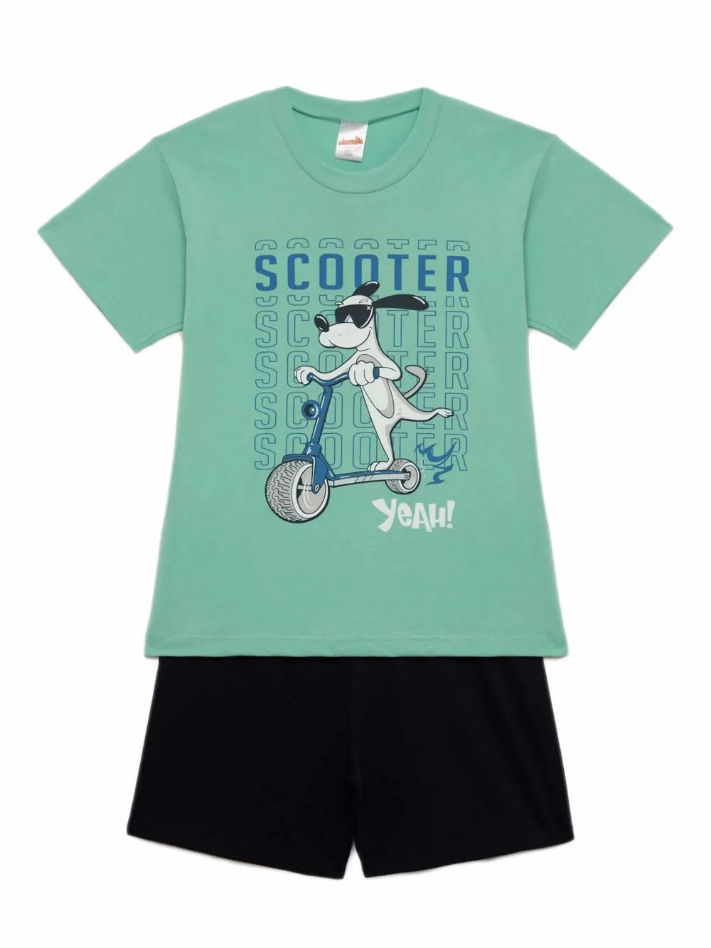 Παιδική Πυτζάμα MINERVA για Αγόρι Scooter - 100% Aγνό Βαμβάκι