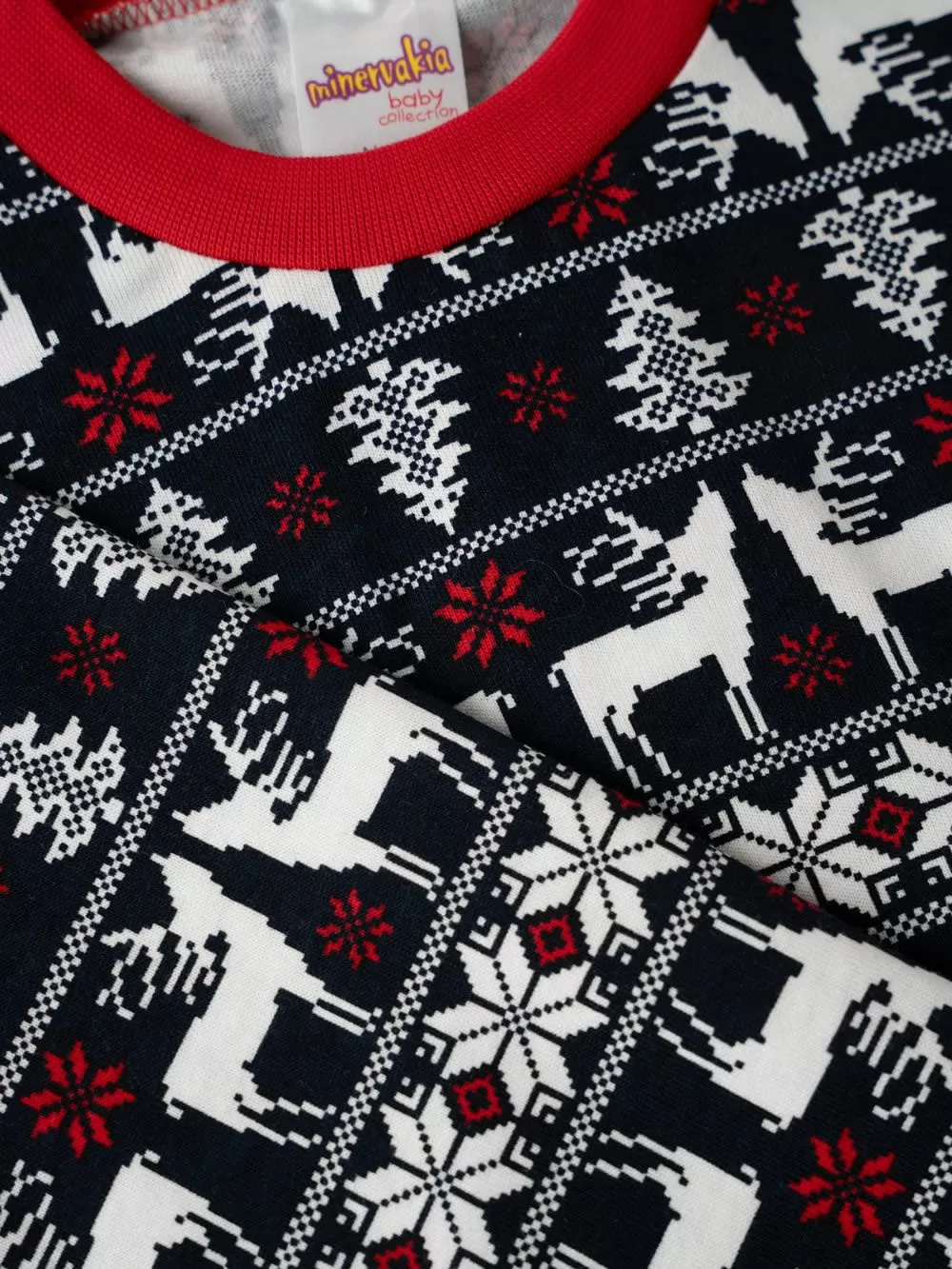 Βρεφική Πυτζάμα MINERVA Deer UNISEX - 100% Αγνό Βαμβάκι