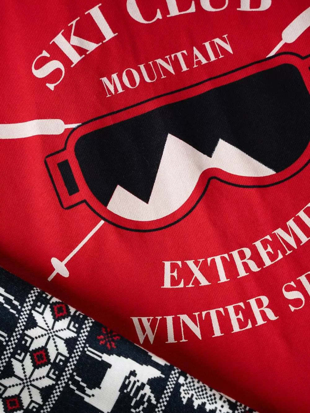 Παιδική Πυτζάμα MINERVA Ski Club για Αγόρι - 100% Αγνό Βαμβάκι 