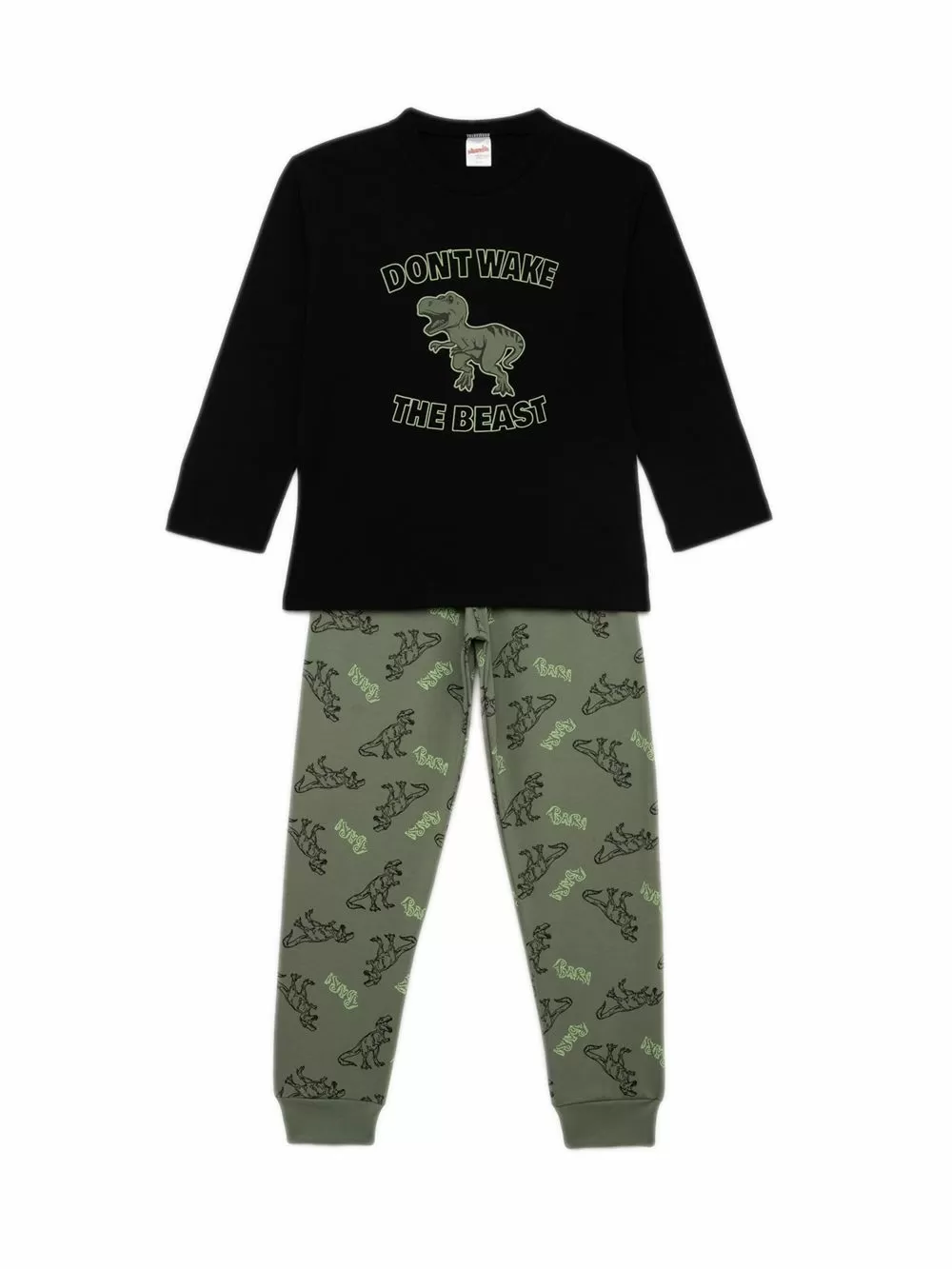 Παιδική Πυτζάμα MINERVA Roar για Αγόρι - 100% Αγνό Βαμβάκι 