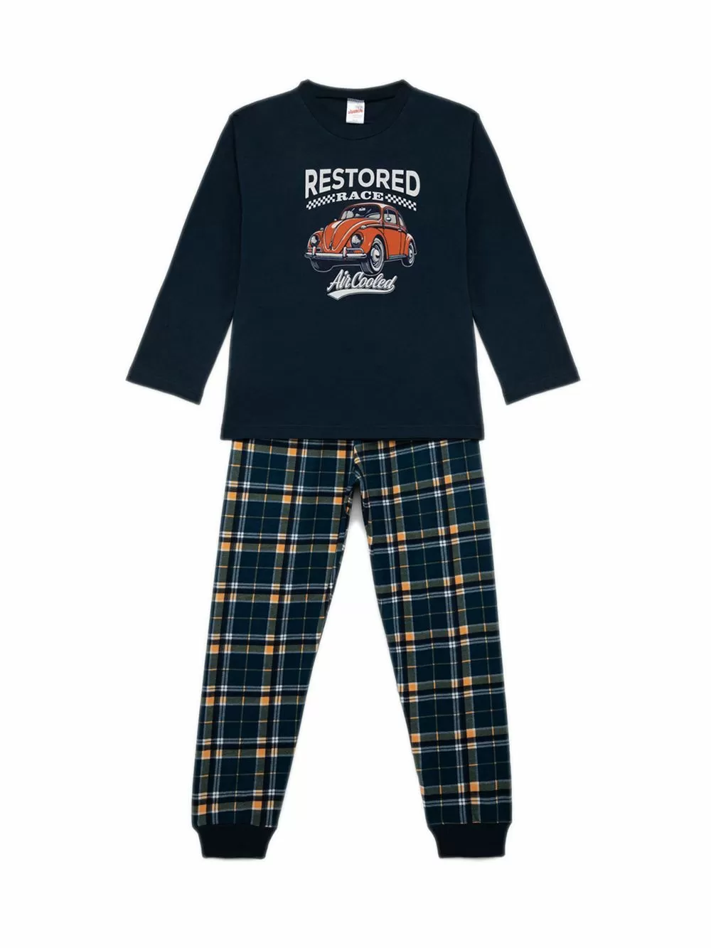 Παιδική Πυτζάμα MINERVA Sweat Race για Αγόρι - 100% Αγνό Βαμβάκι 