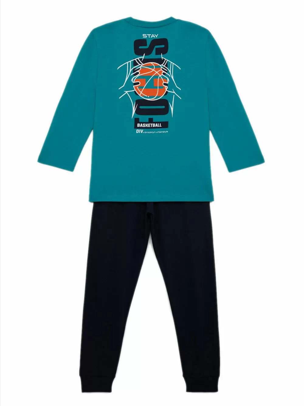 Παιδική Πυτζάμα MINERVA Focus για Αγόρι - 100% Αγνό Βαμβάκι 