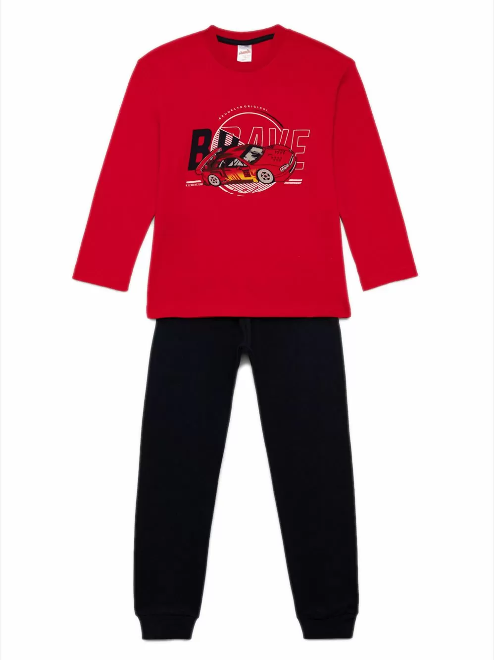 Παιδική Πυτζάμα MINERVA Brave για Αγόρι - 100% Αγνό Βαμβάκι 