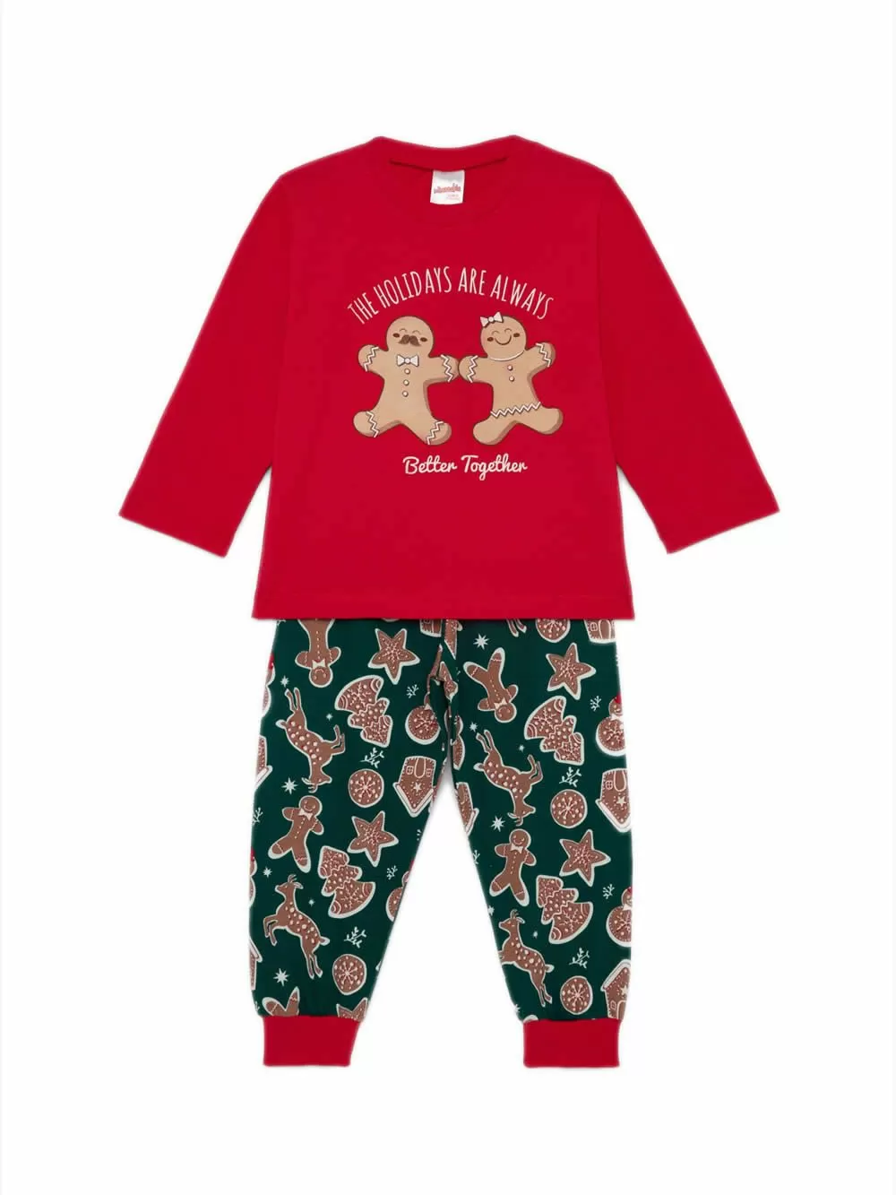 Βρεφική Πυτζάμα MINERVA X-mas Biscuits UNISEX - 100% Αγνό Βαμβάκι