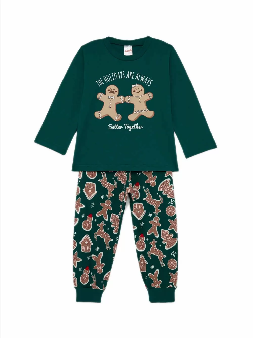 Βρεφική Πυτζάμα MINERVA X-mas Biscuits UNISEX - 100% Αγνό Βαμβάκι