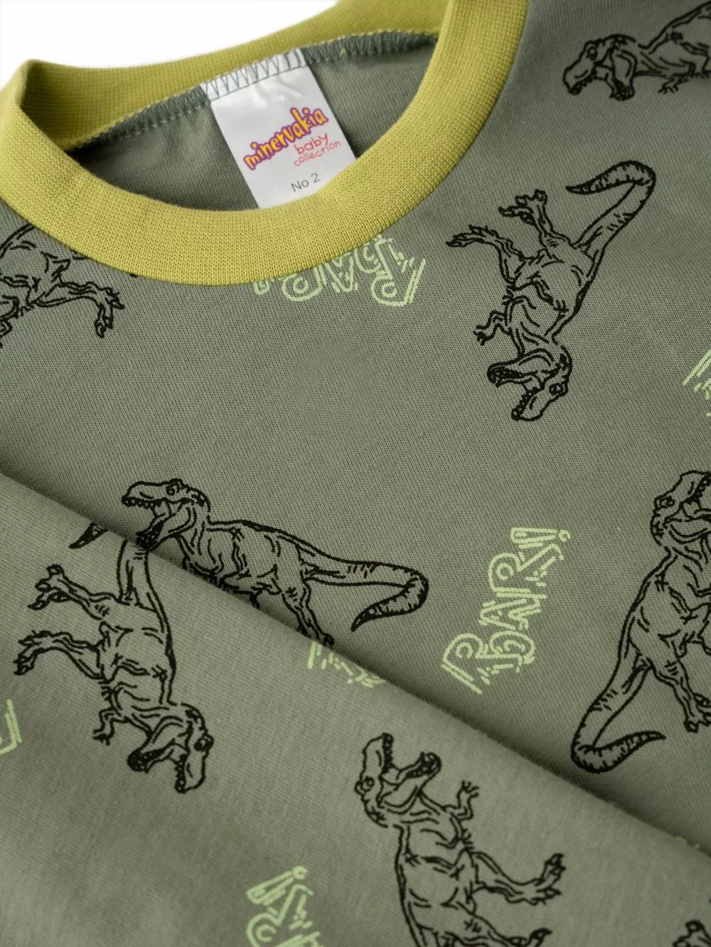 Βρεφική Πυτζάμα MINERVA Roar για Αγόρι - 100% Αγνό Βαμβάκι