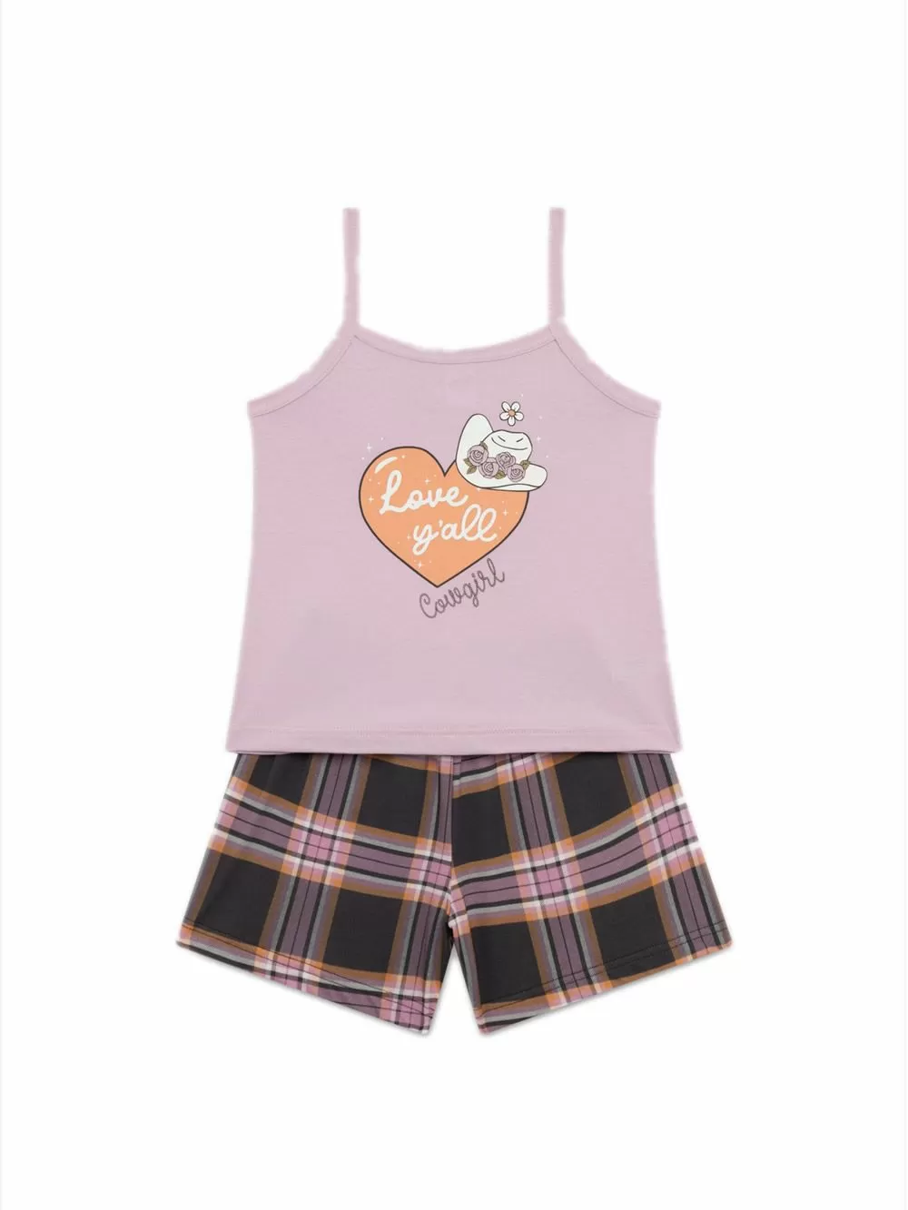 Εφηβική Πυτζάμα MINERVA για Κορίτσι Cowgirl - 100% Αγνό Βαμβάκι