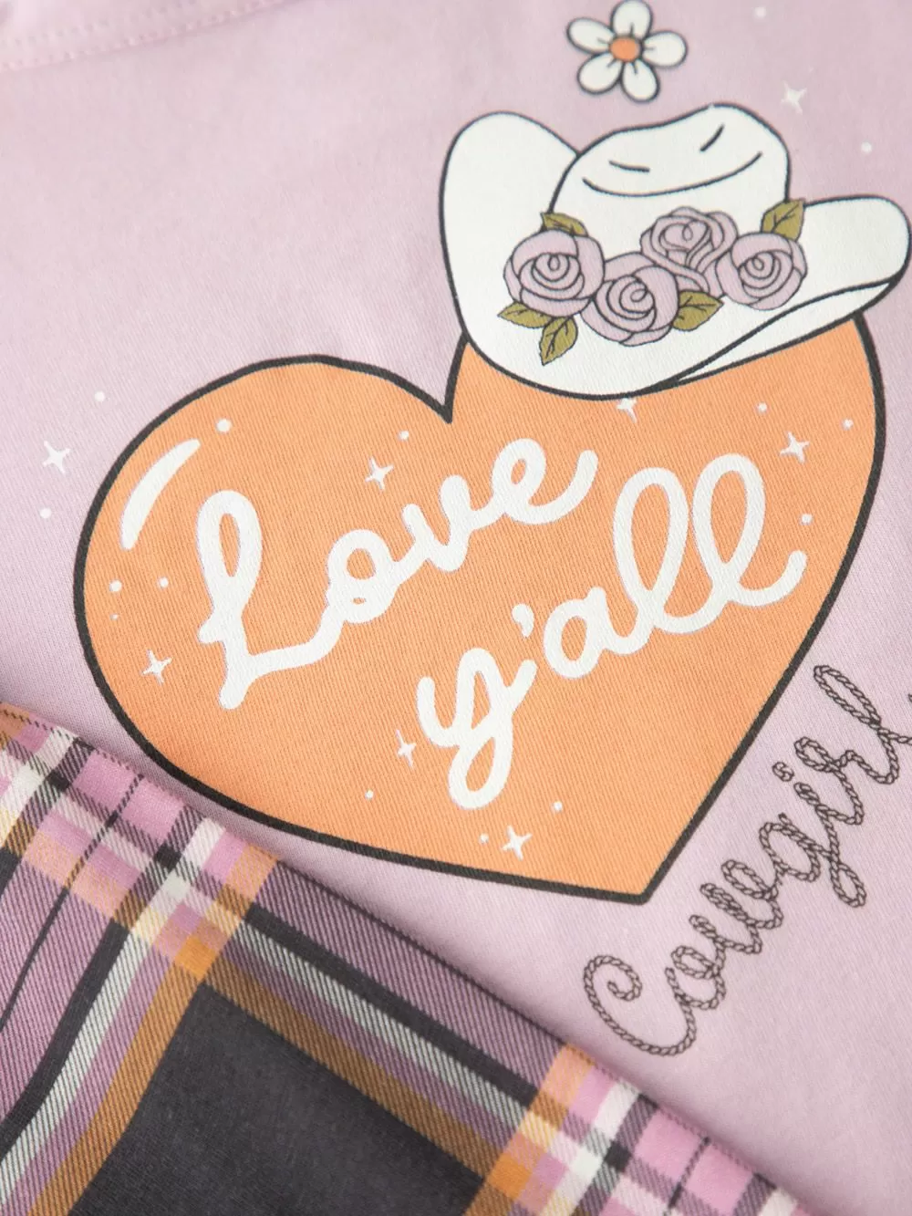 Εφηβική Πυτζάμα MINERVA για Κορίτσι Cowgirl - 100% Αγνό Βαμβάκι