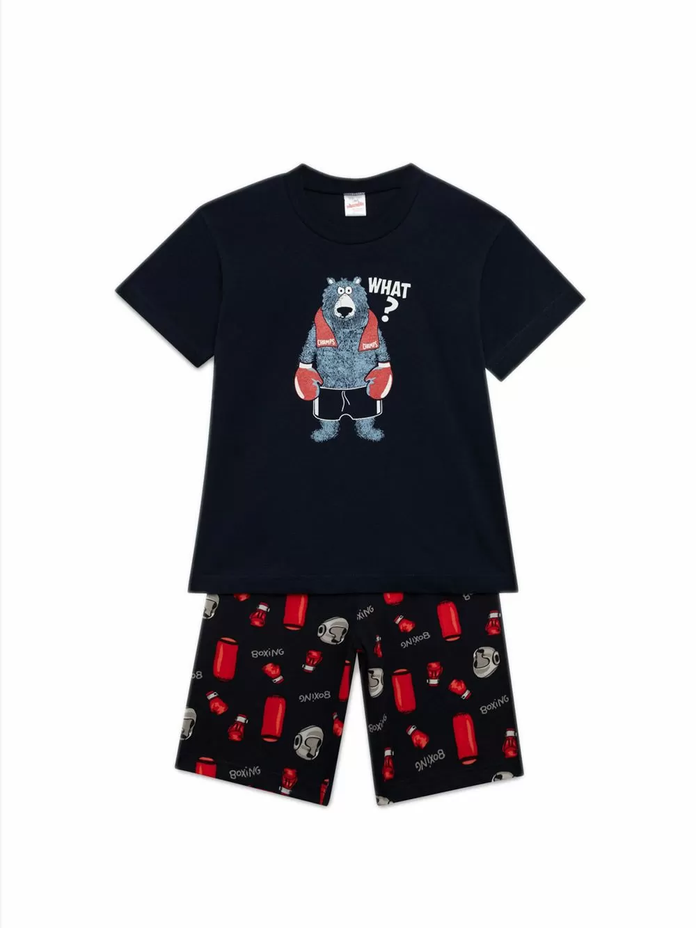 Εφηβική Πυτζάμα MINERVA για Αγόρι Boxing - 100% Aγνό Βαμβάκι