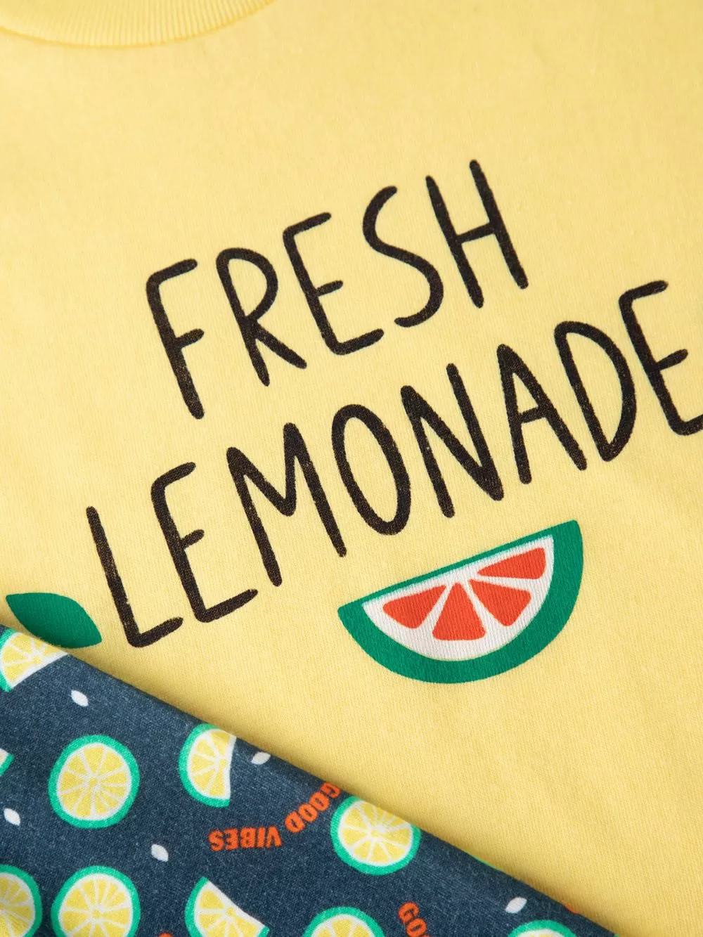 Εφηβική Πυτζάμα MINERVA για Αγόρι Lemonade - 100% Aγνό Βαμβάκι